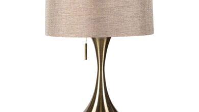 Silver table lamps
