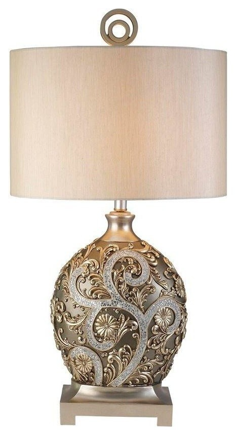 Silver table lamps