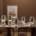 Silver table lamps