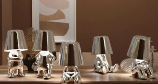 Silver table lamps