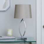 Silver table lamps