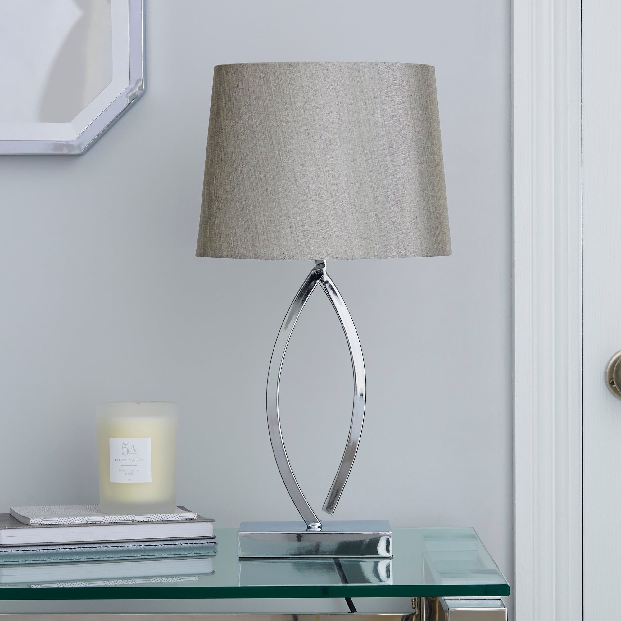 Silver table lamps a timeless touch to any decor