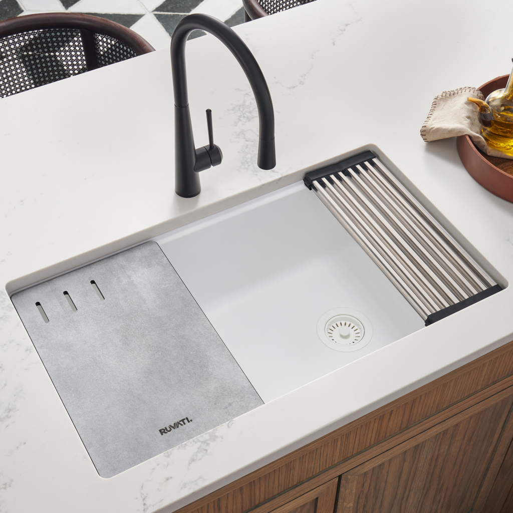 Sink: granite or ceramic