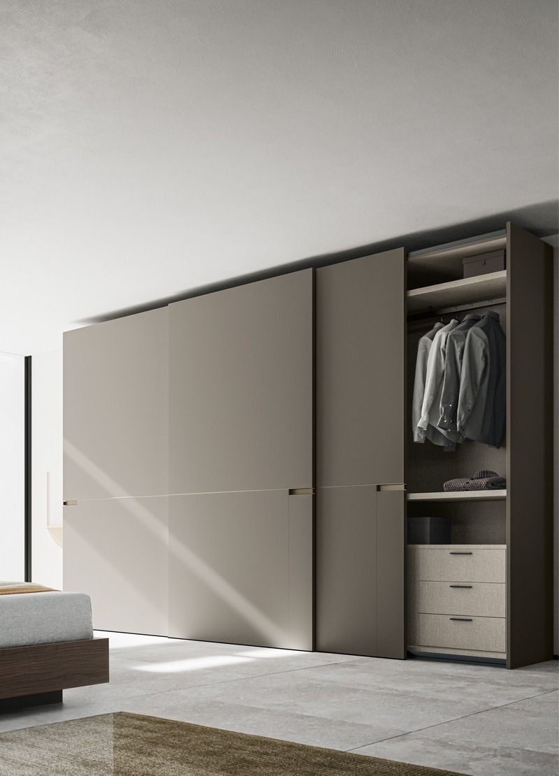 Sliding door wardrobe Modern Wardrobe with Sleek Sliding Doors