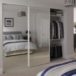 Sliding door wardrobes with mirror
