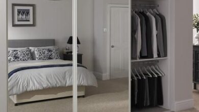 Sliding door wardrobes with mirror