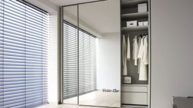 Sliding door wardrobes with mirror