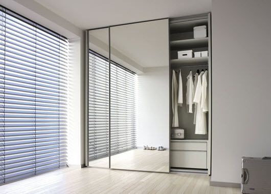 Sliding door wardrobes with mirror