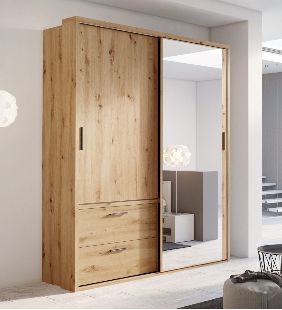 Sliding door wardrobes with mirror