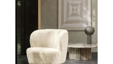 Small Chair With Ottoman