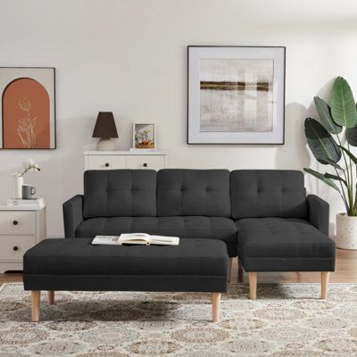 Small Corner Sectional Sofa Compact and Cozy Sectional Sofa for Small Spaces