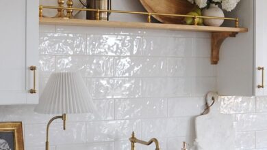 small lamps in the kitchen