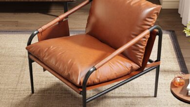 Small Leather Armchair
