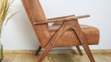 Small Leather Armchair