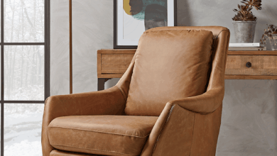 Small Leather Armchair