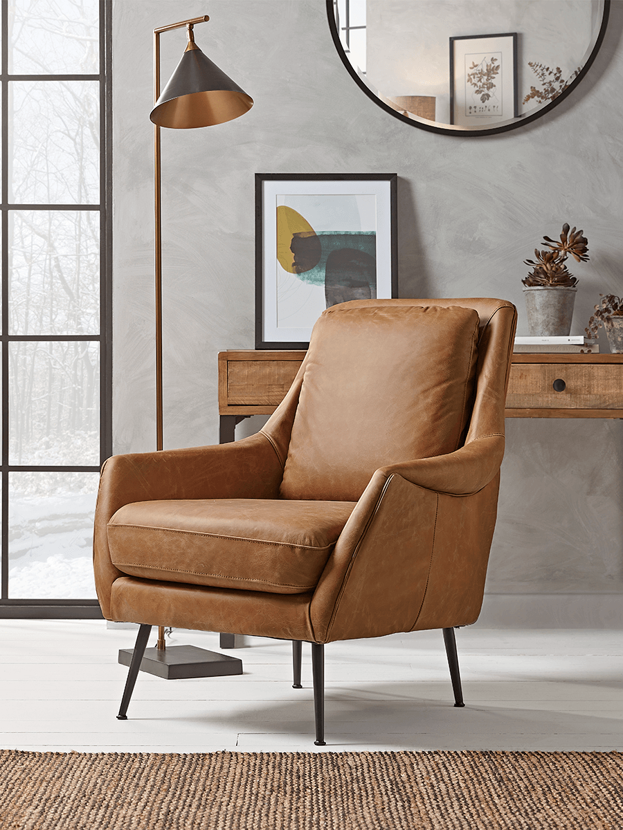 Small Leather Armchair