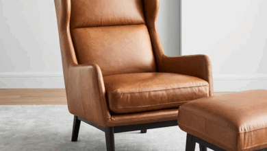 Small Leather Armchair