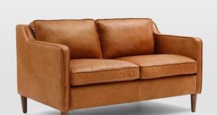 Small Leather Loveseat