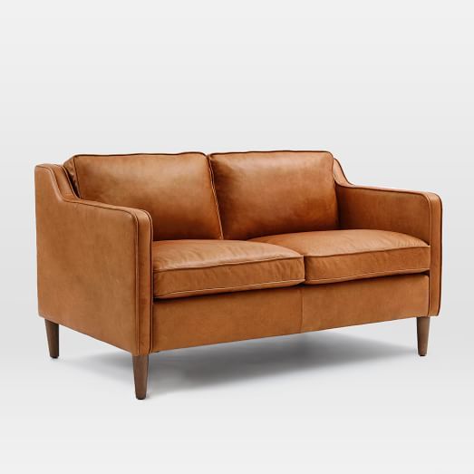 Small Leather Loveseat Cozy Up Your Living Space with a Compact Leather Loveseat