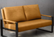 Small Leather Loveseat