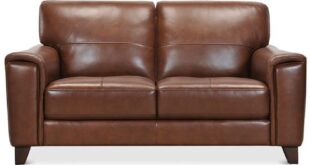 Small Leather Loveseat