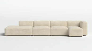 Small Leather Sectional Sofa