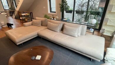 Small Leather Sectional Sofa