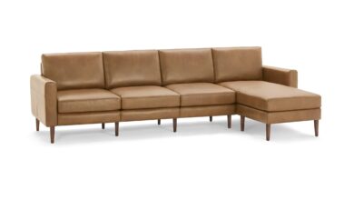 Small Leather Sectional Sofa
