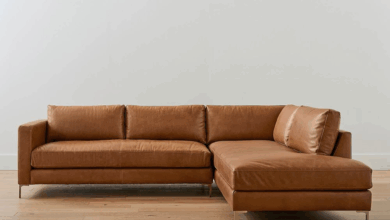 Small Leather Sectional Sofa