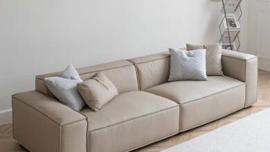 Small Leather Sectional Sofa