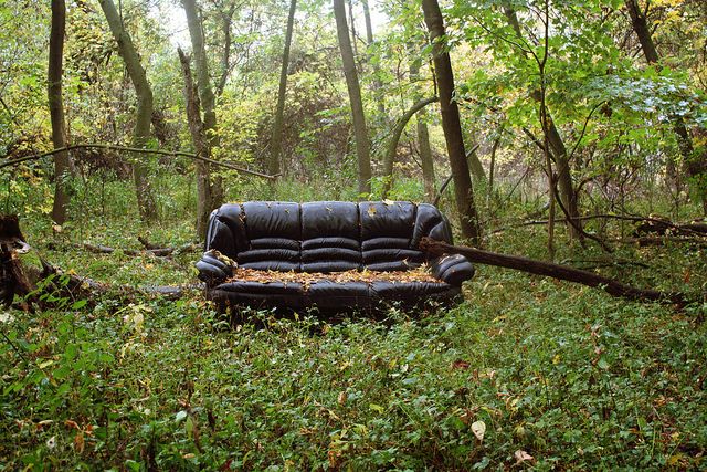 Sofa beds in retro style