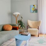 Sofa beds in retro style