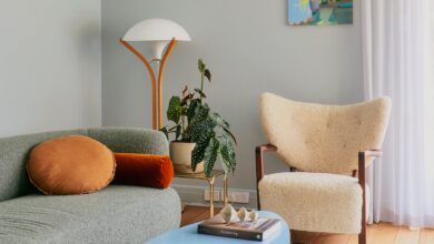 Sofa beds in retro style