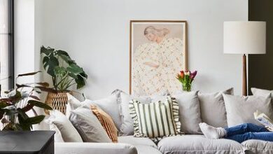 Sofa beds in retro style
