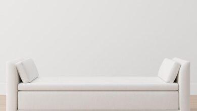 Sofa beds in white
