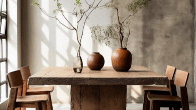 Solid Wood Dining Table