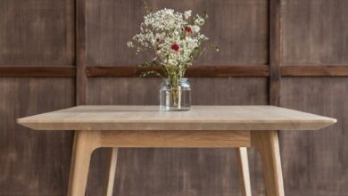 Solid Wood Dining Table