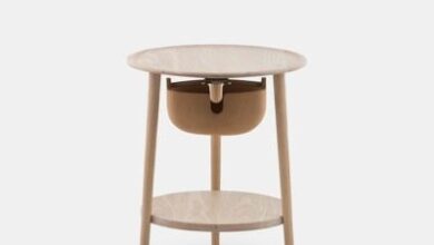 Solid wood bedside tables