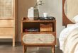 Solid wood bedside tables