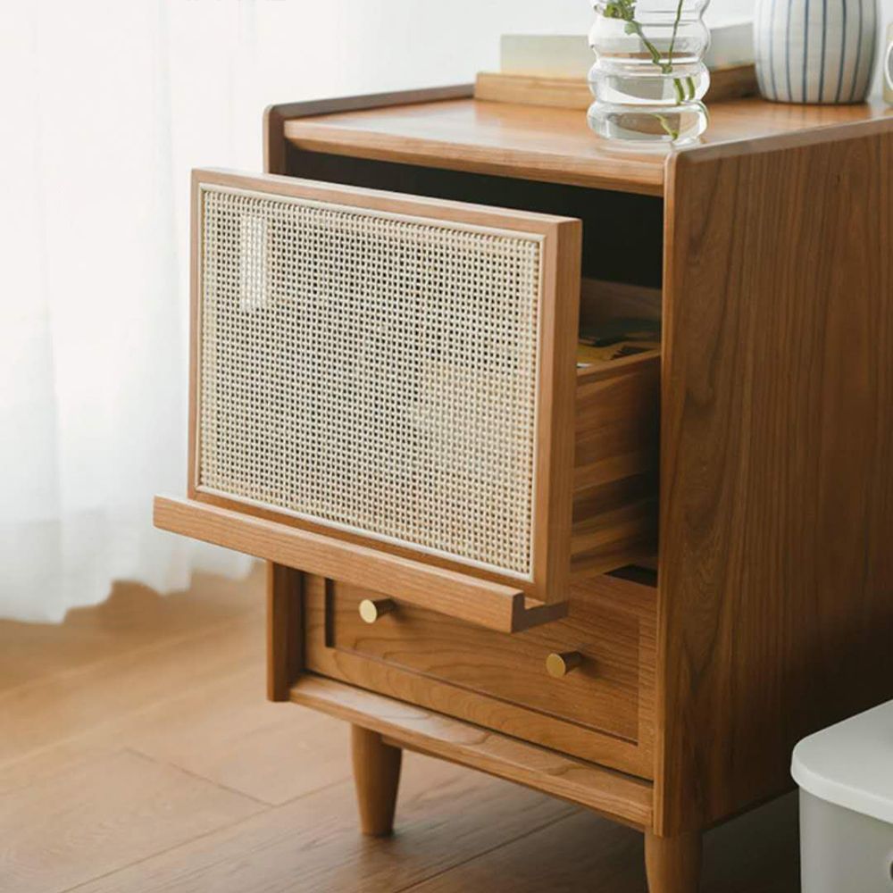 Solid wood bedside tables for a timeless look