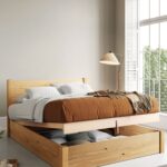 Solid wooden beds