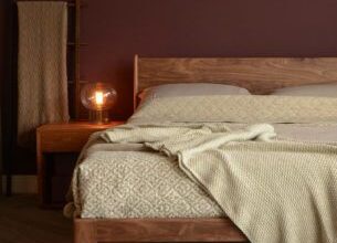 Solid wooden beds