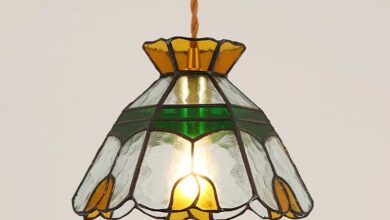stained glass lights