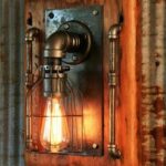 Steampunk wall lamp