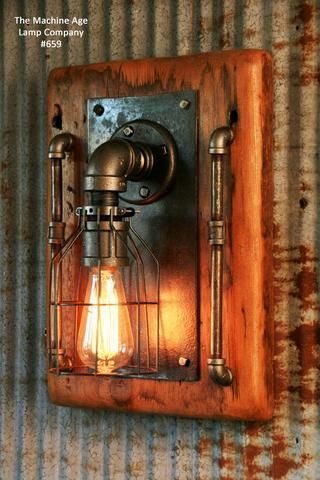 Steampunk wall lamp Elegant and Industrial Lighting Fixture for Your Home Décor