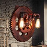 Steampunk wall lamp