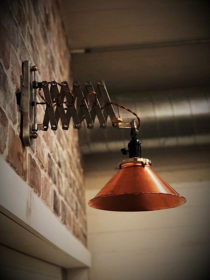 Steampunk wall lamp