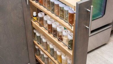 Storage space in the kitchen
