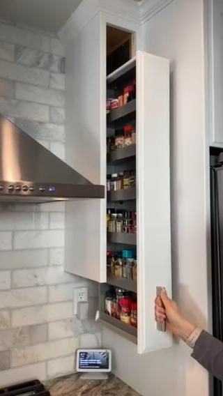 Storage space in the kitchen