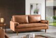 Suede Loveseat